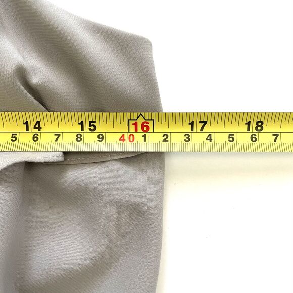 Jenny Yoo Light Grey Blake Maxi Bridesmaid Prom Formal Dress - Picture 9 of 16